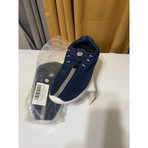 Slip On Sneakers Mens‎ Casual Walking Shoes Comfort Knit Loafers Size 8.5 - Picture 2 of 8